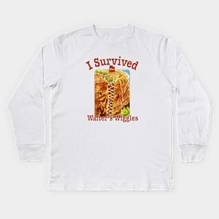 I Survived Walter's Wiggles, Zion National Park Kids Long Sleeve T-Shirt